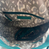 Aimee Kestenberg Women's Teal Luxe pebbled Purse