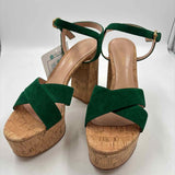 Gianvito Rossi Women's Shoe Size 9.5 Green Solid Sandals