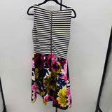 Taylor Women's Size 10 Black Stripe Dress