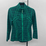 Lululemon Junior's Size S Green lines Jacket