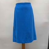 Eccoci Women's Size 12 Blue Solid Skirt