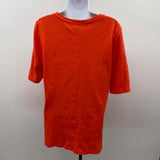 Eileen Fisher Women's Size S Orange Solid Short Sleeve Shirt