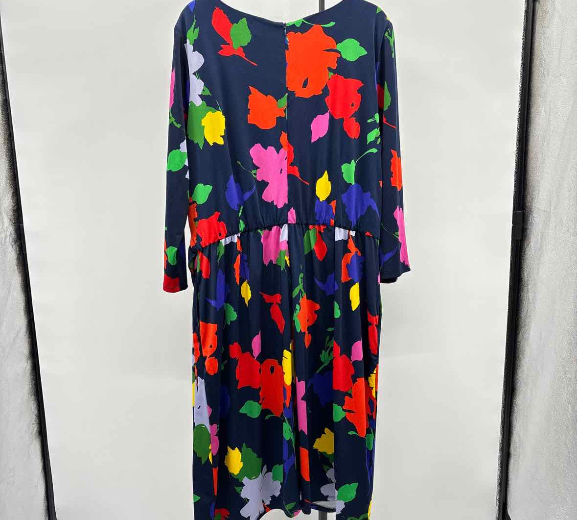 Lane Bryant Women's Size 22 Navy Floral Dress