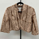 Newport News Women's Size S Brown Textured Jacket