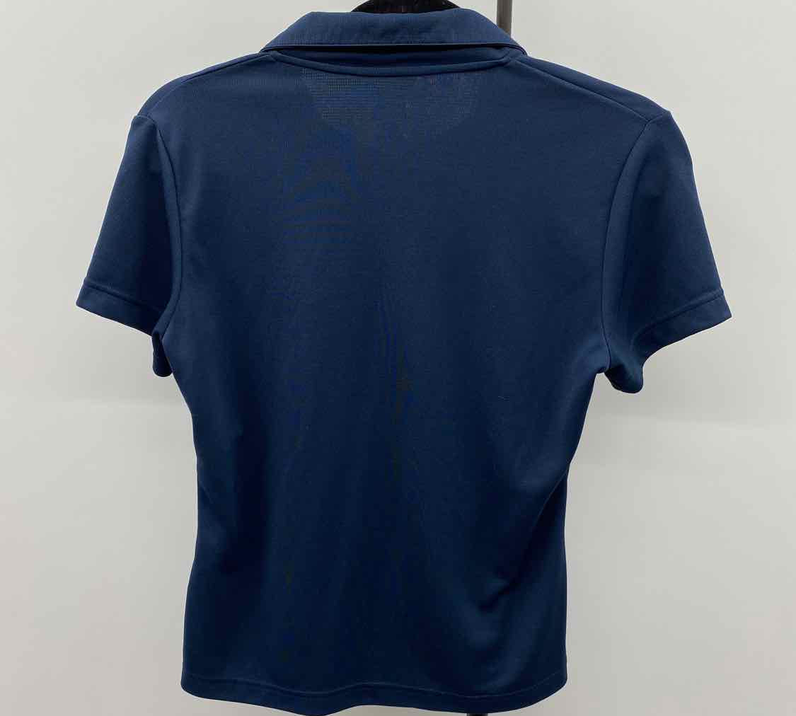 Reebok Women's Size M Navy Solid Short Sleeve Shirt