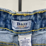 Bass Women's Size 8 Blue Solid Jeans