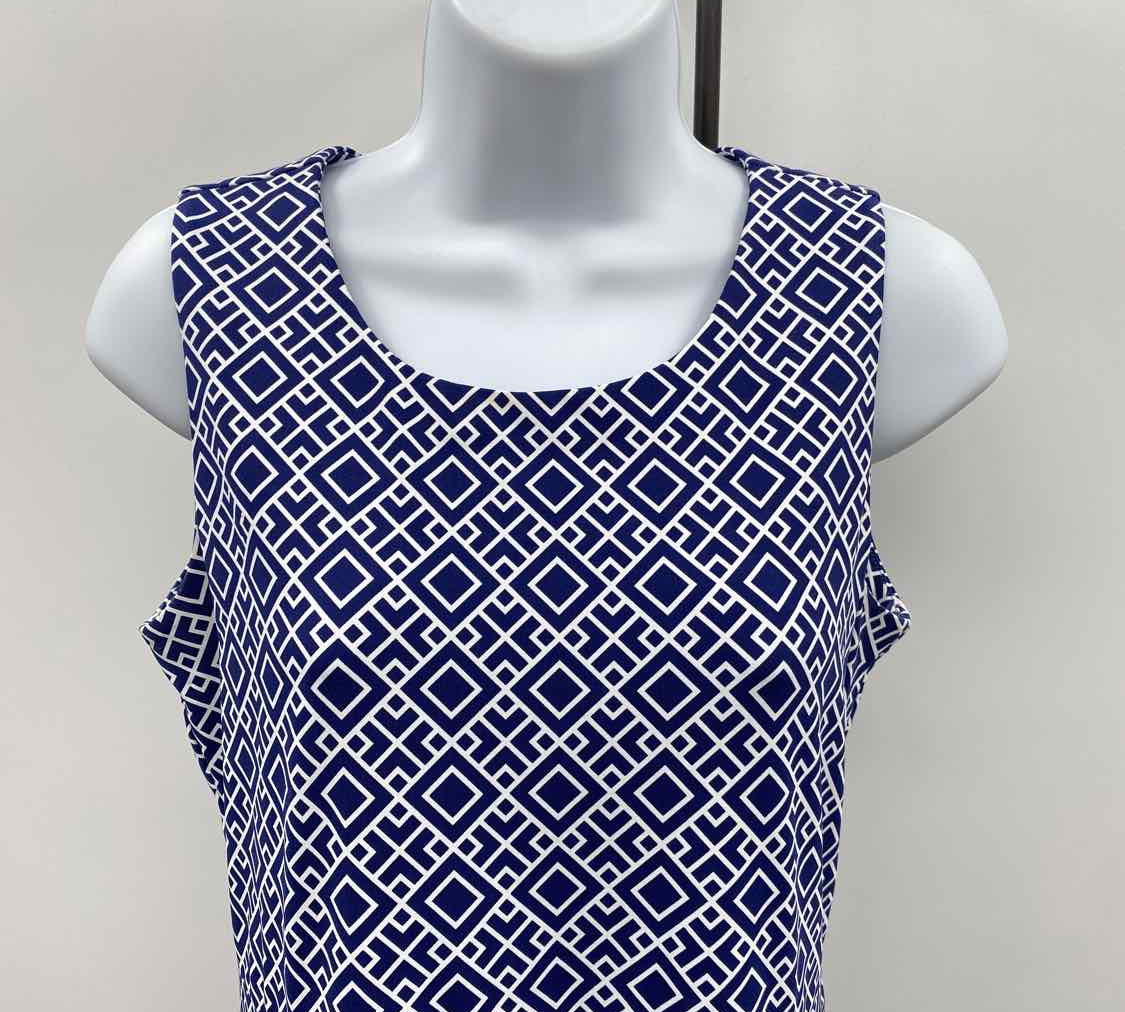 J McLaughlin Women's Size 2 Navy Geometric Dress