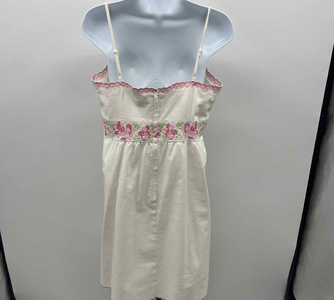 Lilly Pulitzer Women's Size 8 White Textured Dress