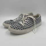 J Crew Men's Shoe Size 10.5 Navy Gingham Sneakers