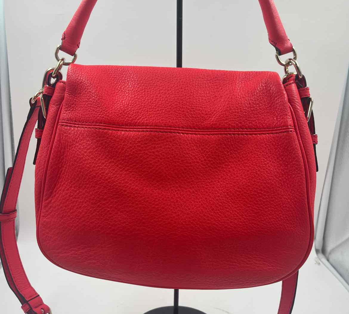 Kate Spade Women's Red Luxe pebbled Purse