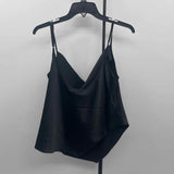 WAYF Women's Size XL Black Solid Tank