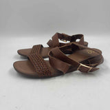 SO Women's Shoe Size 7 Caramel Woven Sandals