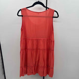 Easel Women's Size 6 Orange Solid Dress