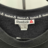 Reebok Women's Size L Black Solid Sweatshirt