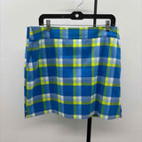 Izod Women's Size 10 Blue Plaid Skirt