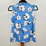 Liz Claiborne Women's Size S Blue Floral Tank
