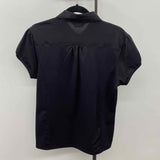 Callaway Women's Size L Black Solid Short Sleeve Shirt