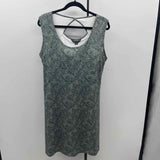 Eddie Bauer Women's Size 16 Green Leaf Dress
