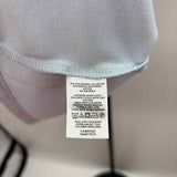 Ann Taylor Women's Size L Blue Solid Short Sleeve Shirt