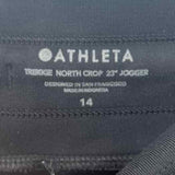 Athleta Women's Size 14 Black Solid Capris