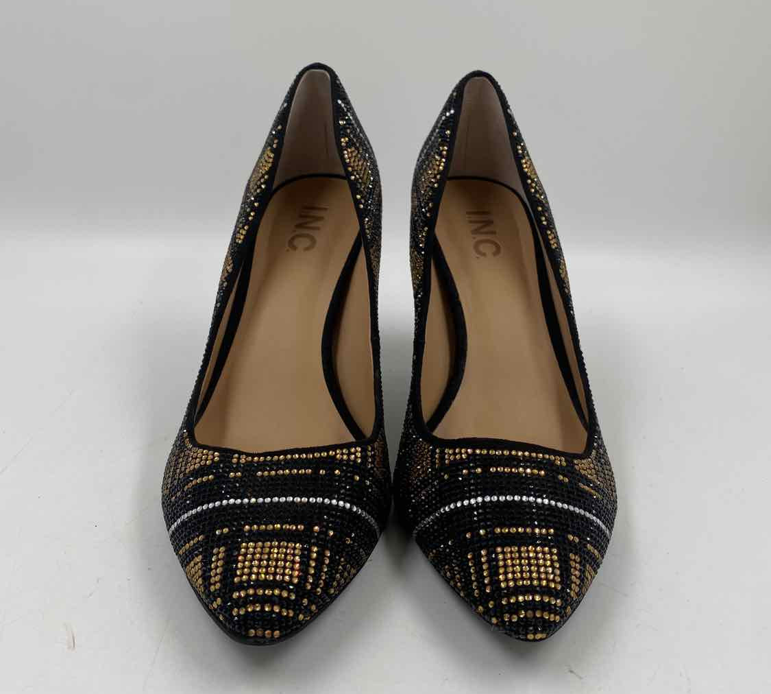 Inc Women's Shoe Size 8 Black Beaded Heels
