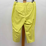 Talbots Women's Size 12P Yellow Solid Capris