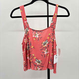 O'Neill Women's Size XS Salmon Floral Tank