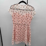 Line & Dot Women's Size 6 Blush Floral Dress
