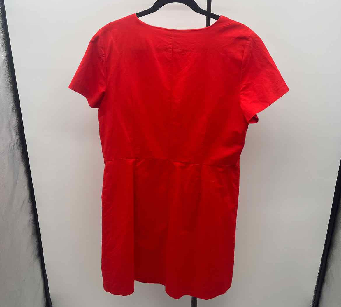 Ann Taylor Women's Size 14 Red Solid Dress