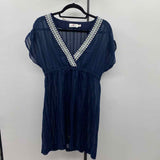 Vineyard Vines Women's Size M Navy Textured Coverup
