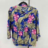 Chico's Women's Size XL Blue Floral Jacket