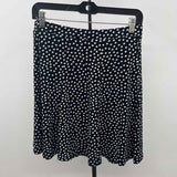 Susan Graver Women's Size 14 Black dotted Skirt
