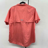 Habit Women's Size XL Melon Solid Short Sleeve Shirt
