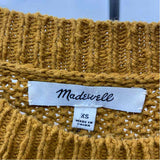 madewell Junior's Size XS Butterscotch dotted Sweater
