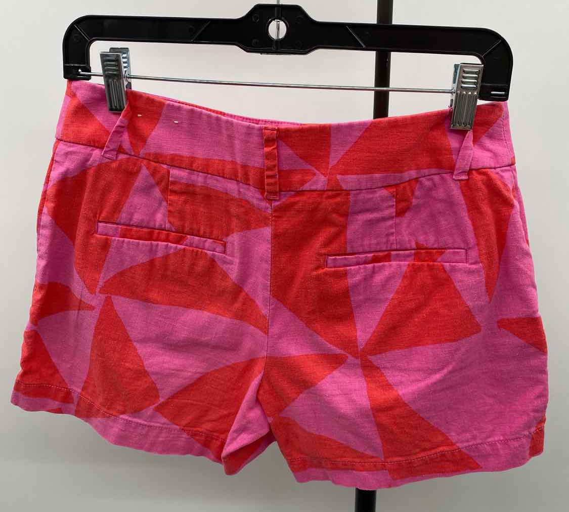 Loft Women's Size 00 Pink Geometric Shorts