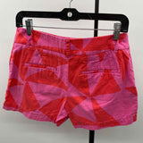 Loft Women's Size 00 Pink Geometric Shorts