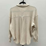 Aerie Junior's Size xxs Beige Waffle Long Sleeve Shirt