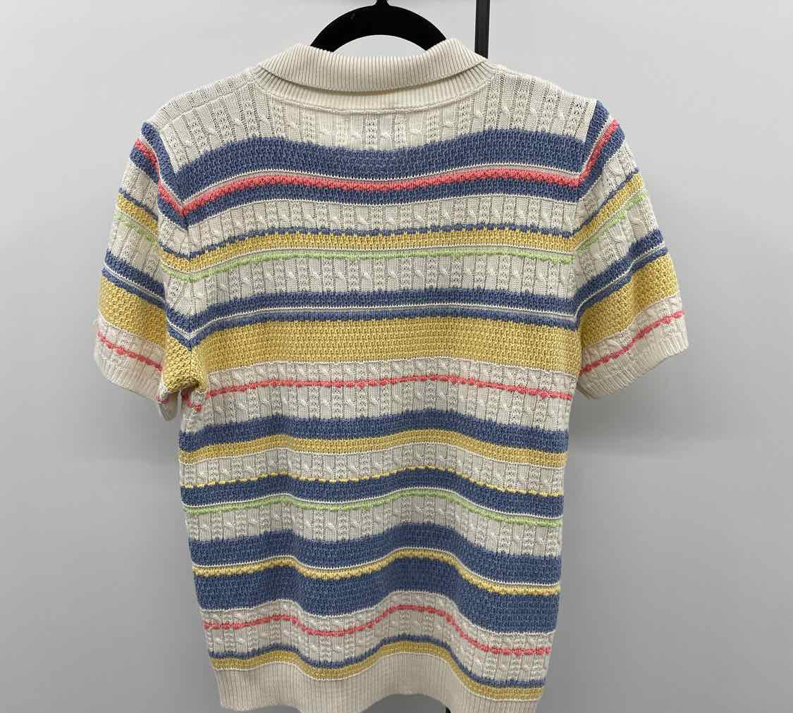 Alfred Dunner Women's Size XLP Blue Stripe Sweater