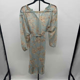 Lovestitch Women's Size 14 Green Floral Dress