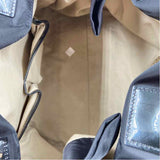 Interior TORY BURCH Black Nylon & Patent ELLA Handled Tote Bag Purse