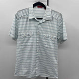 Hugo Boss Men's Size L Green Plaid Short Sleeve Shirt
