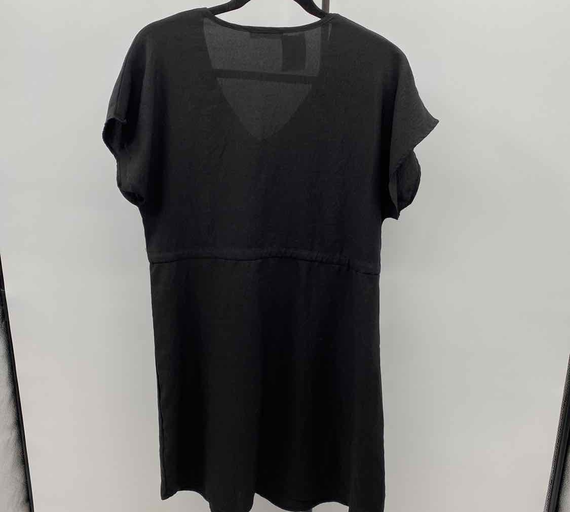 Ekouaer Women's Size 2 Black Solid Dress