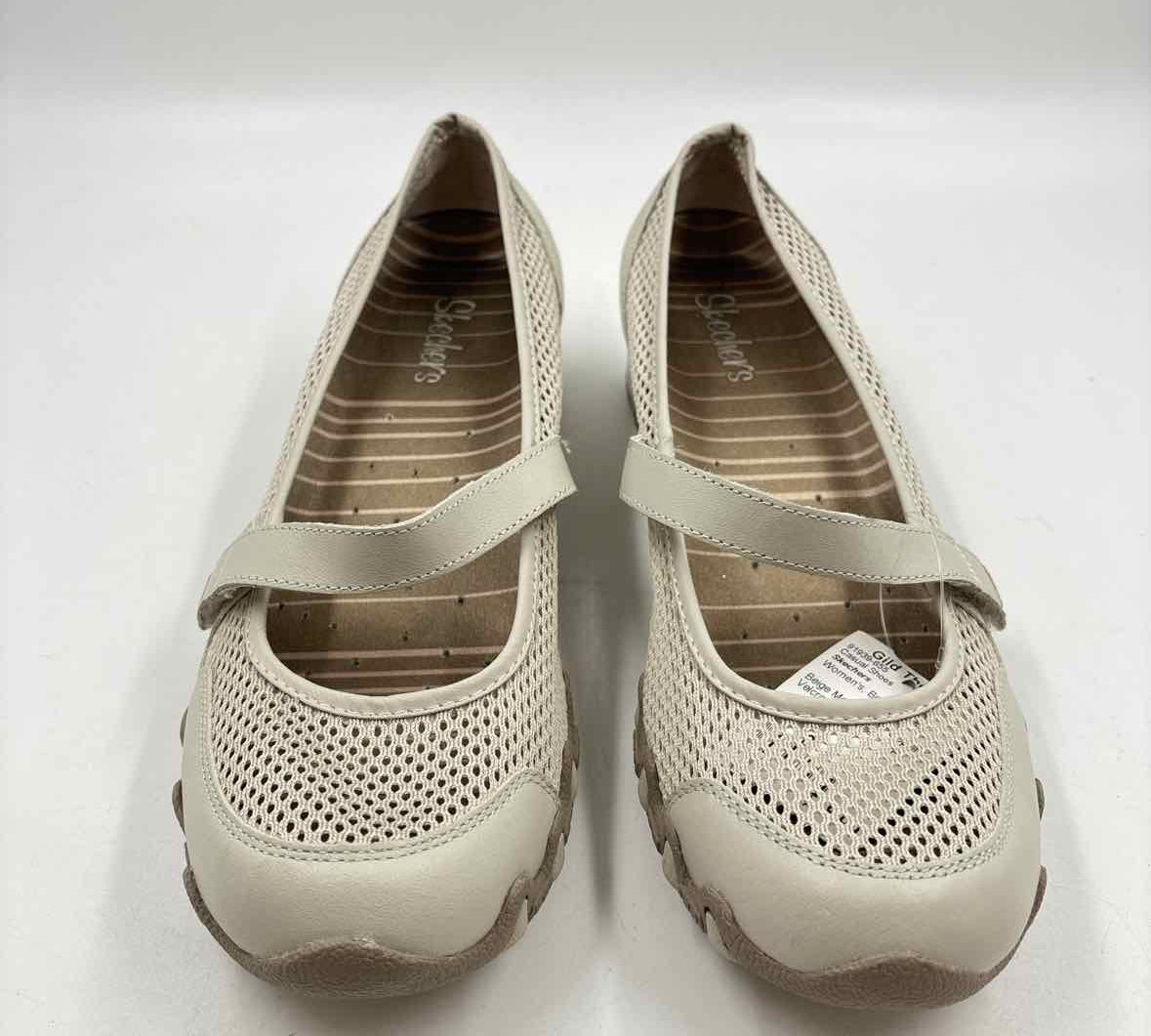 Skechers Women's Shoe Size 10 Beige mesh Casual Shoes