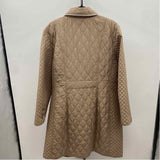 Chico's Women's Size 2X Tan Quilted Coat
