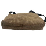 KNOW HOPE Woven Tan Straw Large GUATEMALA 2011/2012 Crossbody Bag Purse