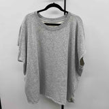 LIVI active Women's Size 14/16 Gray Heathered Short Sleeve Shirt