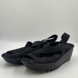 Bernie Mev Women's Shoe Size 9 Black Woven Sandals