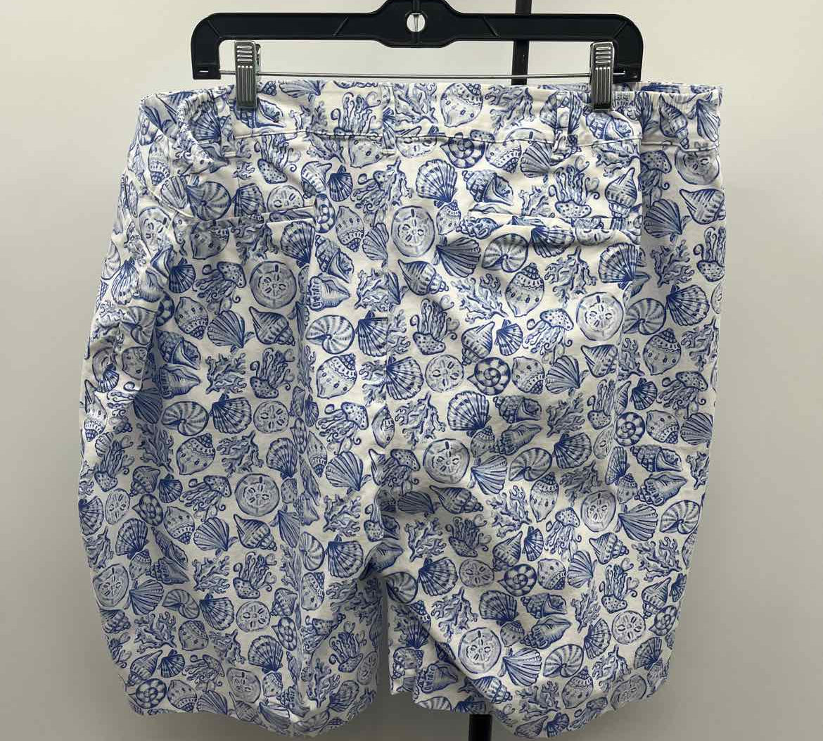 Talbots Women's Size 22W Blue Seashells Shorts