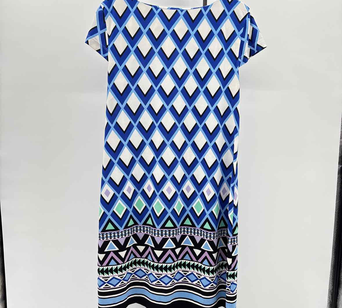 Jessica Howard Women's Size 18 Blue Diamond Dress