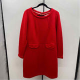 Boden Women's Size 12L Red Textured Dress